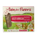 Pain Des Fleurs Krokante crackers meergranen glutenvrij bio