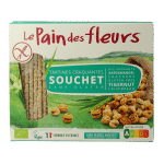 Pain Des Fleurs Krokante crackers aardamandel glutenvrij bio