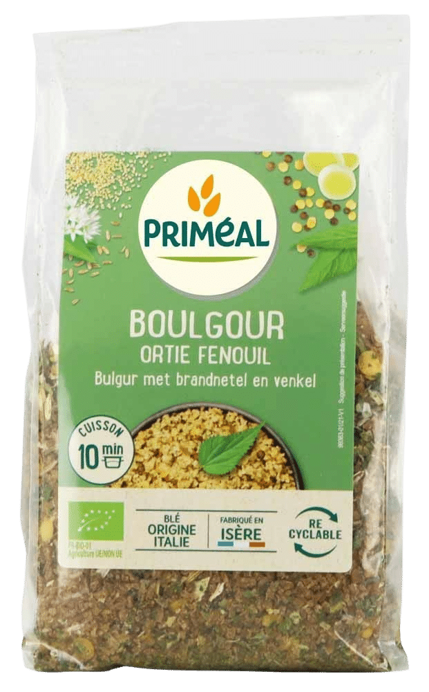 3380380086335_A1N1.png Primeal Bulgur met brandnetel en venkel bio - Afbeelding 1