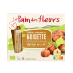Pain Des Fleurs Krokante crackers hazelnoot glutenvrij bio