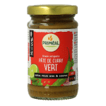 Primeal Groene curry pasta bio