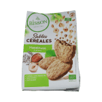 Bisson Zandkoekjes hazelnoot & granen bio - Afbeelding 3