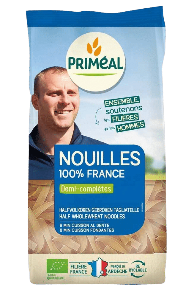 3380390188401_A1N1.png Primeal Halfvolkoren noedels bio - Afbeelding 1