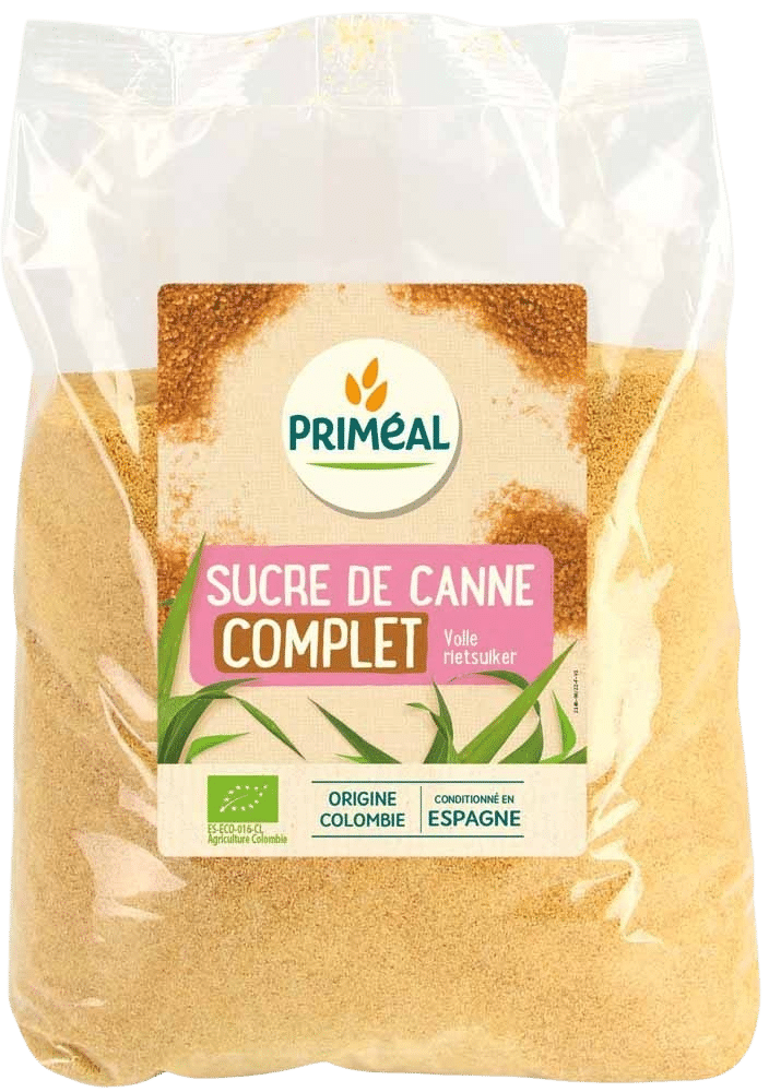 3380390900300_A1N1.png Primeal Volle rietsuiker bio - Afbeelding 1
