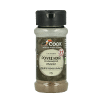 Cook Zwarte peper gemalen bio