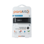Parakito Anti mug armband volwassenen zwart