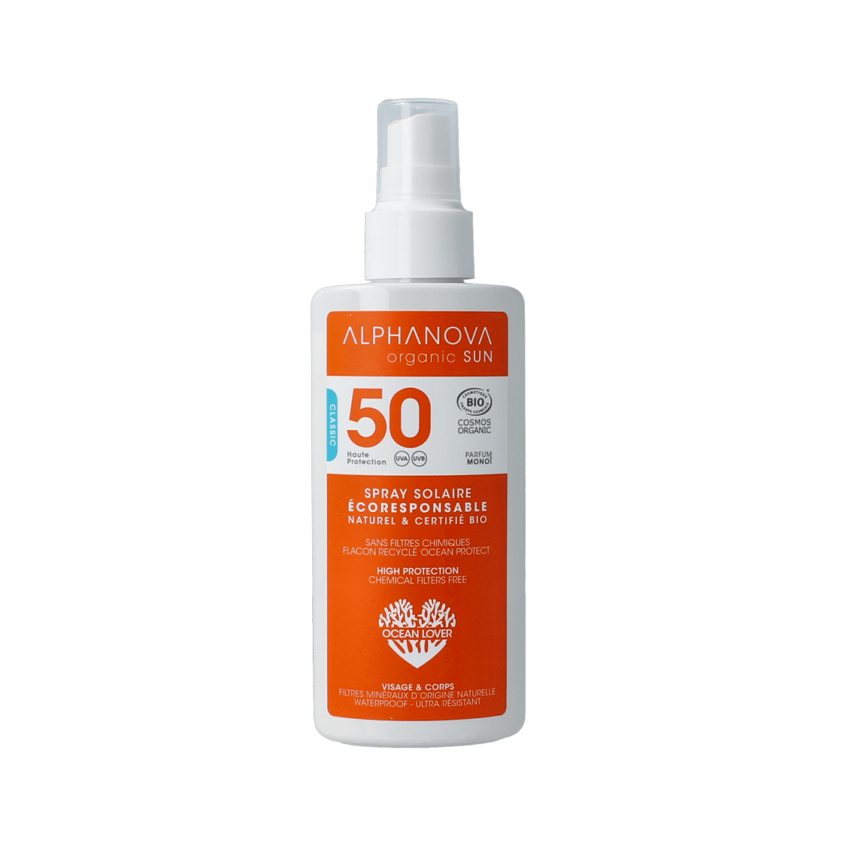 3760075070953_A1N1.png Alphanova Sun Sun spray vegan SPF50 - Afbeelding 1