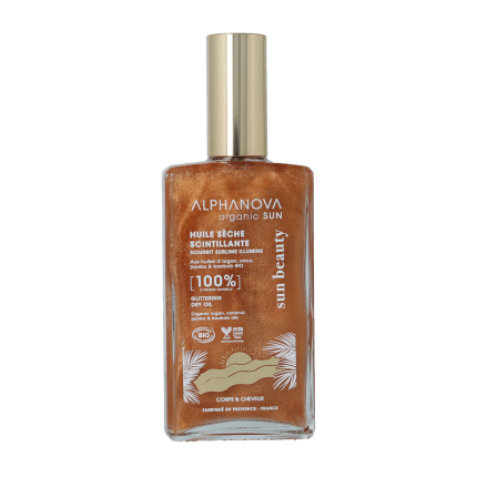 Alphanova Sun Sun glittering dry oil bio