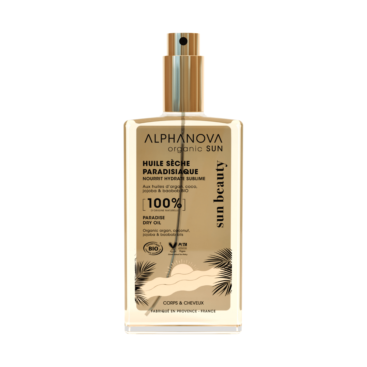 3760075073770_A1N1.png Alphanova Sun Sun paradise dry oil bio - Afbeelding 1