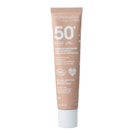 Alphanova skin Sun face Tinted Cream Light SPF50+