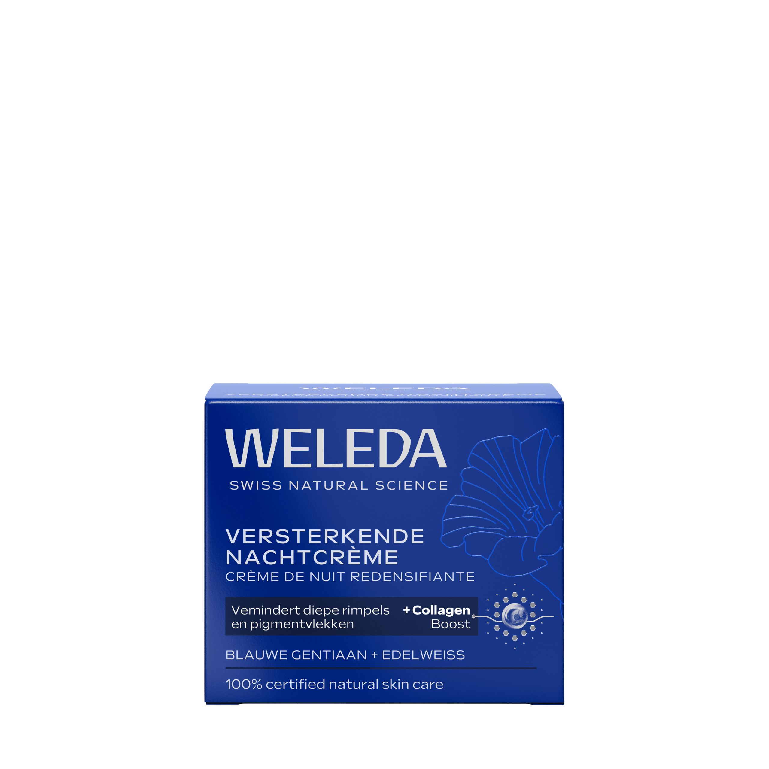 4001638511780_A1N1.png Weleda Blauwe gentiaan&edelweiss versterkende nachtcreme - Afbeelding 1