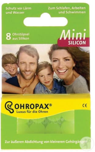 4003626087109_A1N1.jpg Ohropax Silicon mini - Afbeelding 1