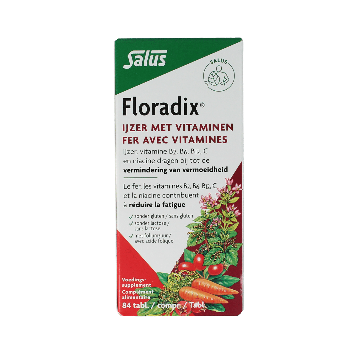 4004148059018_A1N1.png Salus Floradix ijzer tabletten - Afbeelding 1