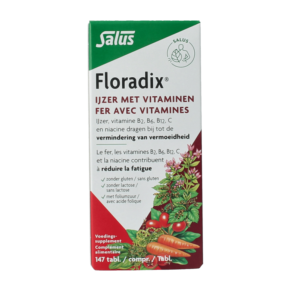 4004148059315_A1N1.png Salus Floradix ijzer tabletten - Afbeelding 1