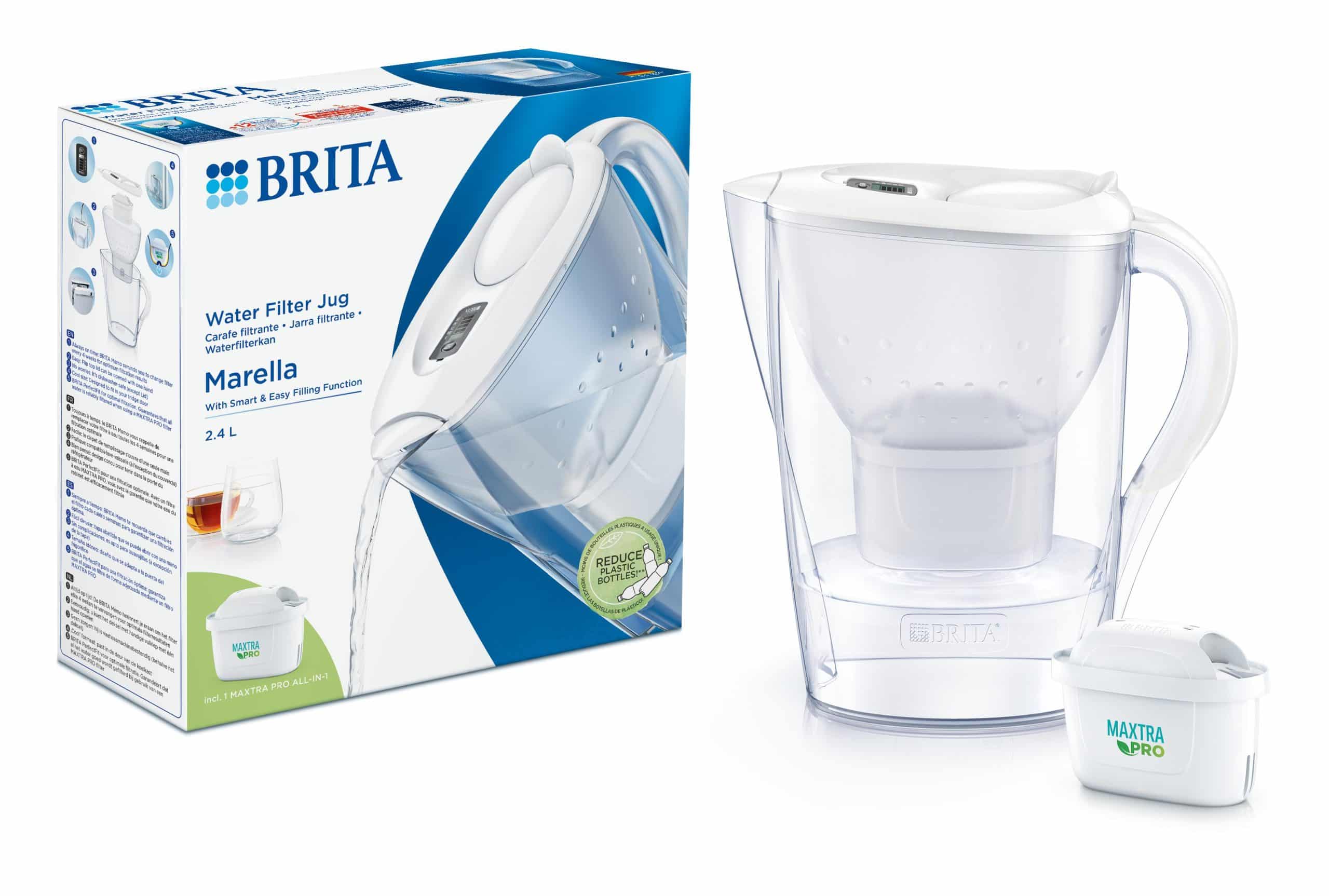 4006387124076_A1N2.jpg Brita Waterfilterkan Marella cool white - Afbeelding 1