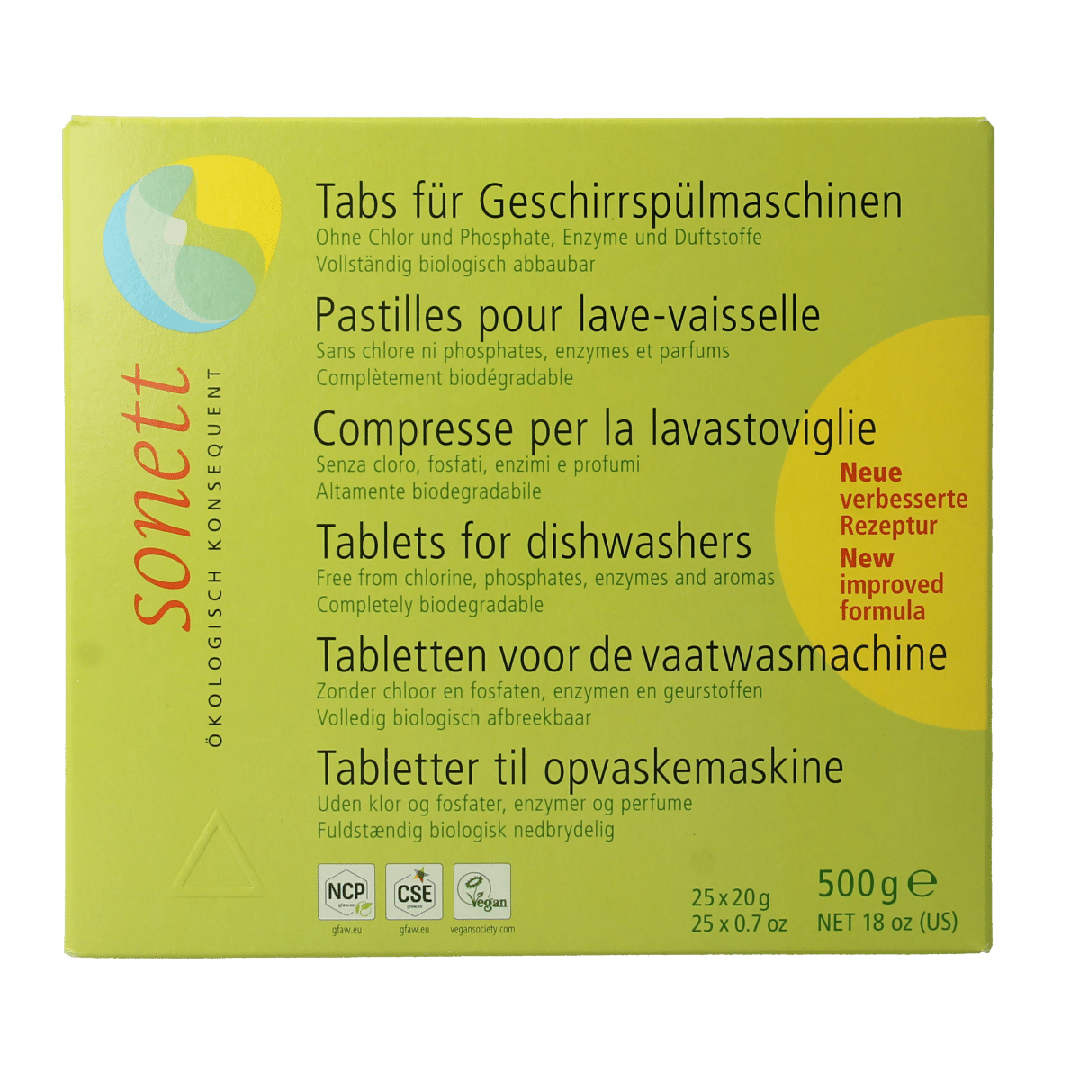 4007547402805_A1N1.png Sonett Vaatwasmachine tablet - Afbeelding 1