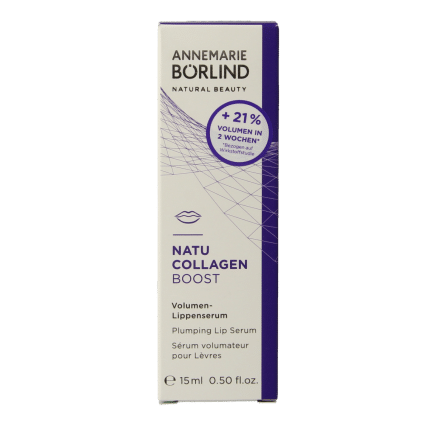 Borlind Natu collagen boost plum lip serum
