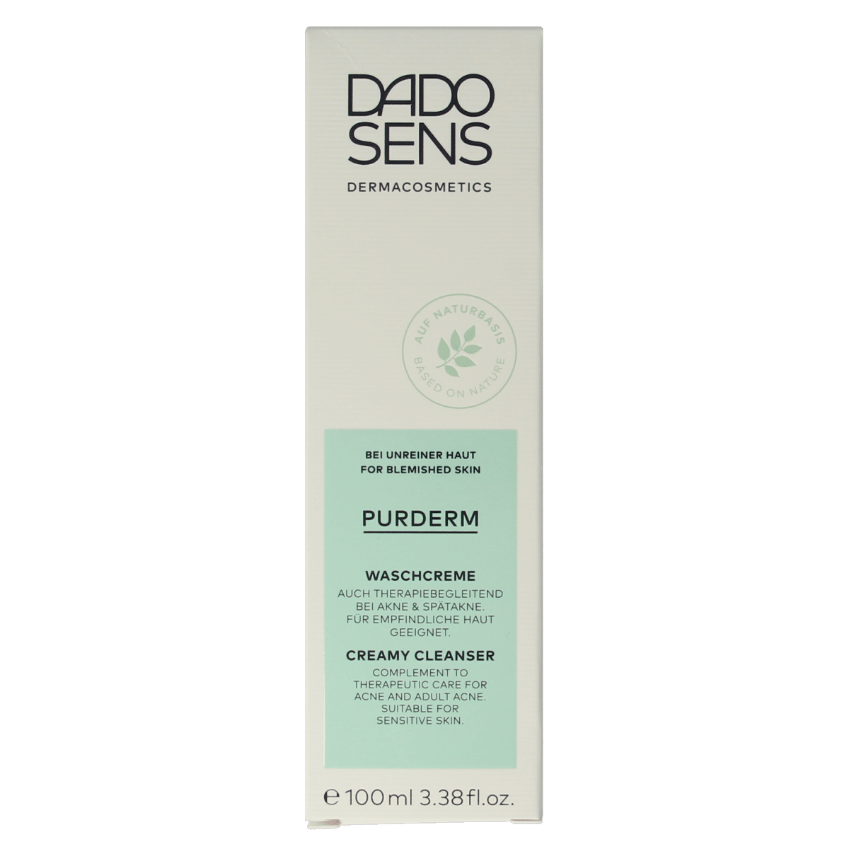 4011140211481_A1N1.png Dado Sens Purderm creamy cleanser bio - Afbeelding 1