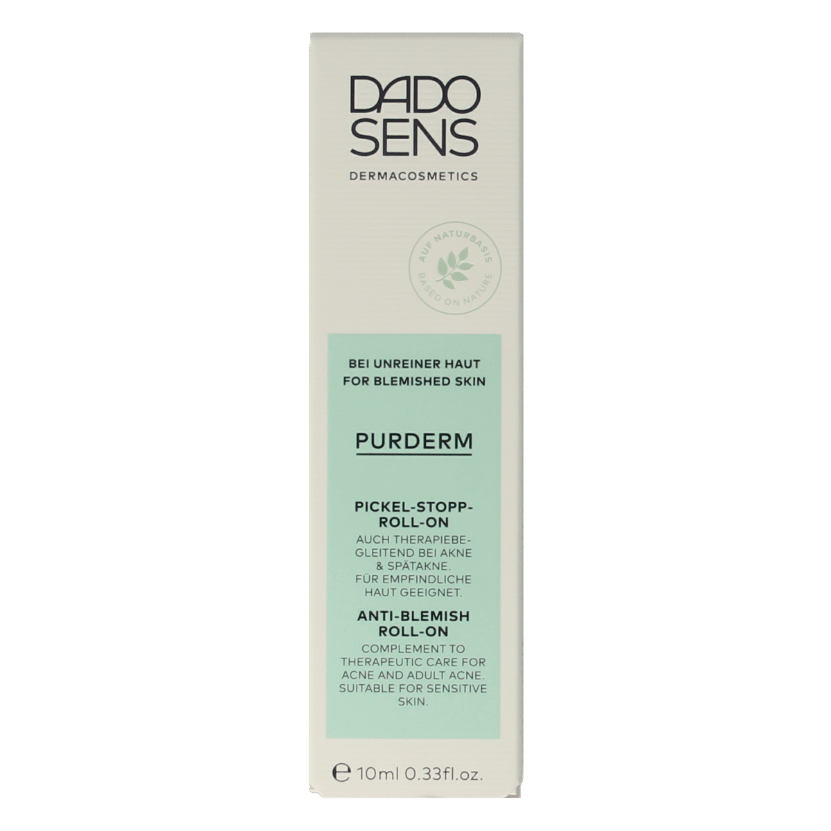 4011140211511_A1N1.png Dado Sens Purderm anti blemish roll on bio - Afbeelding 1