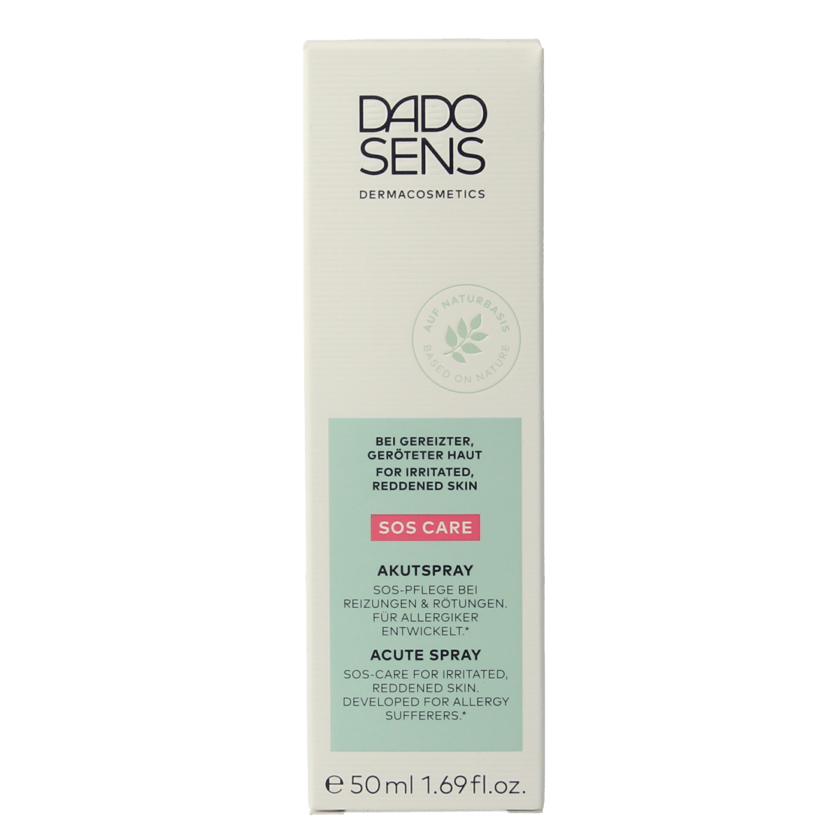 4011140211719_A1N1.png Dado Sens SOS care acute spray - Afbeelding 1