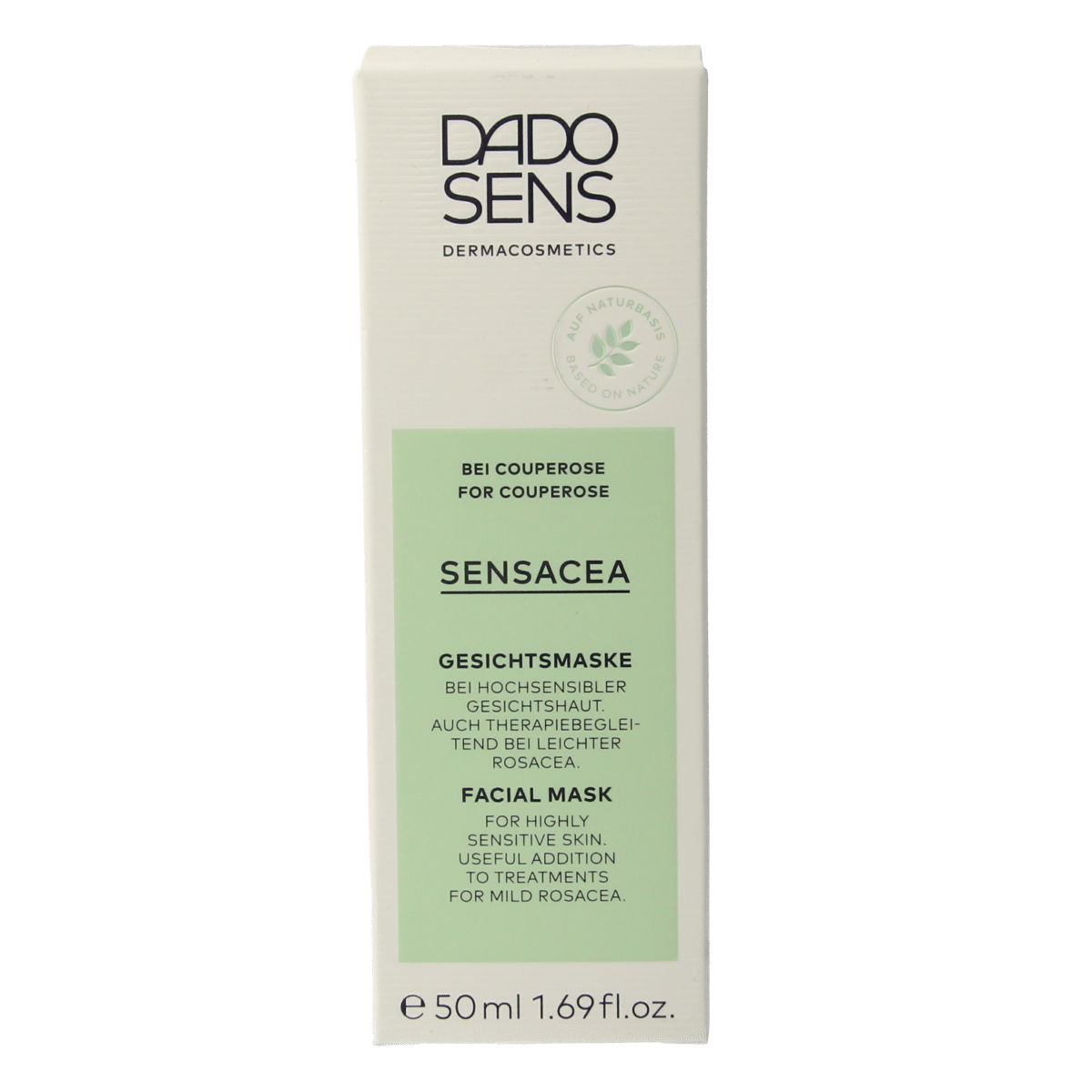 4011140211818_A1N1.png Dado Sens Sensacea facial mask bio - Afbeelding 1