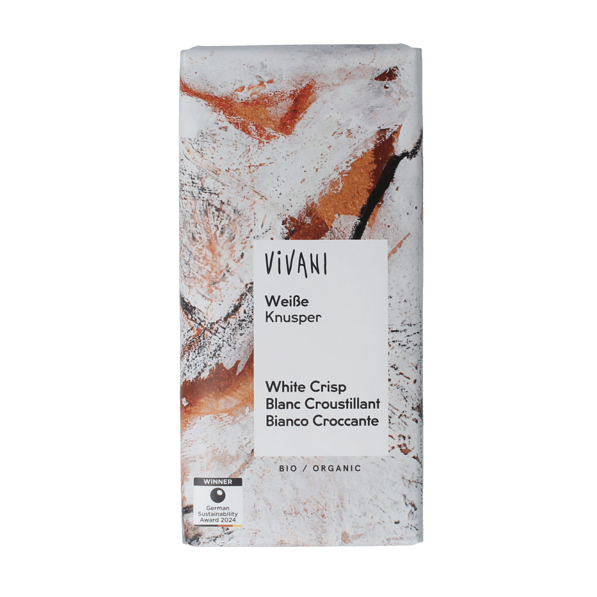 4044889005301_A1N1.png Vivani Chocolade wit rice crispies bio - Afbeelding 1