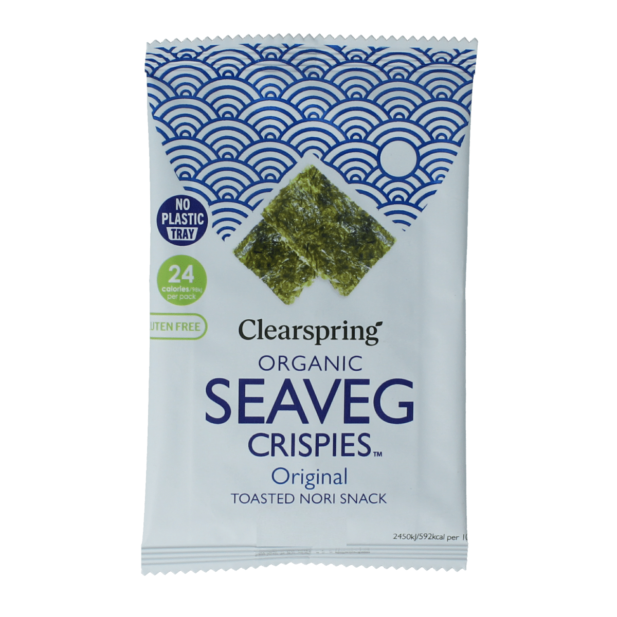 5021554005278_A1N1.png Clearspring Seaveg - crispies original bio - Afbeelding 1