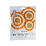 Clearspring Bruine rijstcracker met sesam & tamari bio