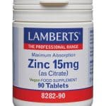 Lamberts Zink citraat 15mg