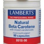 Lamberts Vitamine A 15mg natuurlijke (beta caroteen)