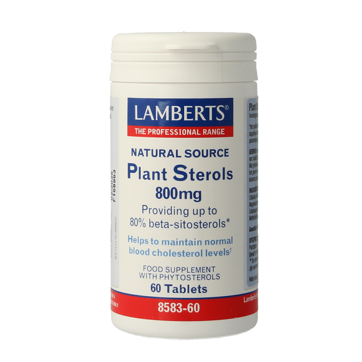 5055148408527_A1N1.png Lamberts Plant sterolen 800mg - Afbeelding 1