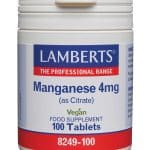 Lamberts Mangaan (manganese) 4mg