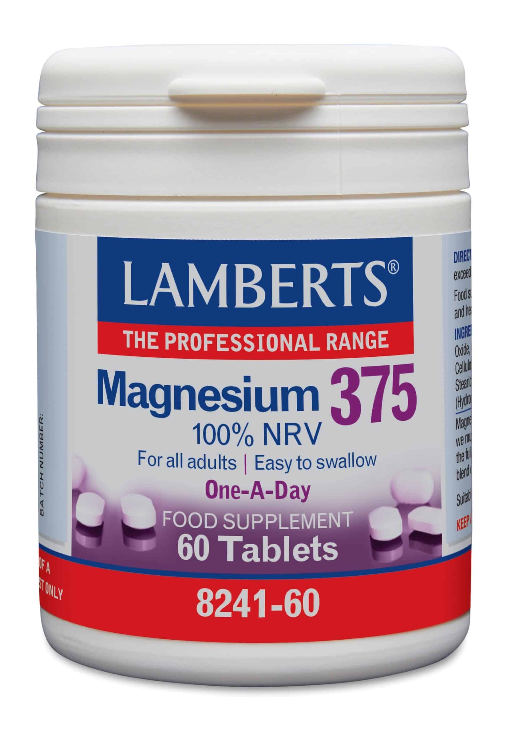 5055148412876_A1N1.jpg Lamberts Magnesium 375 - Afbeelding 1