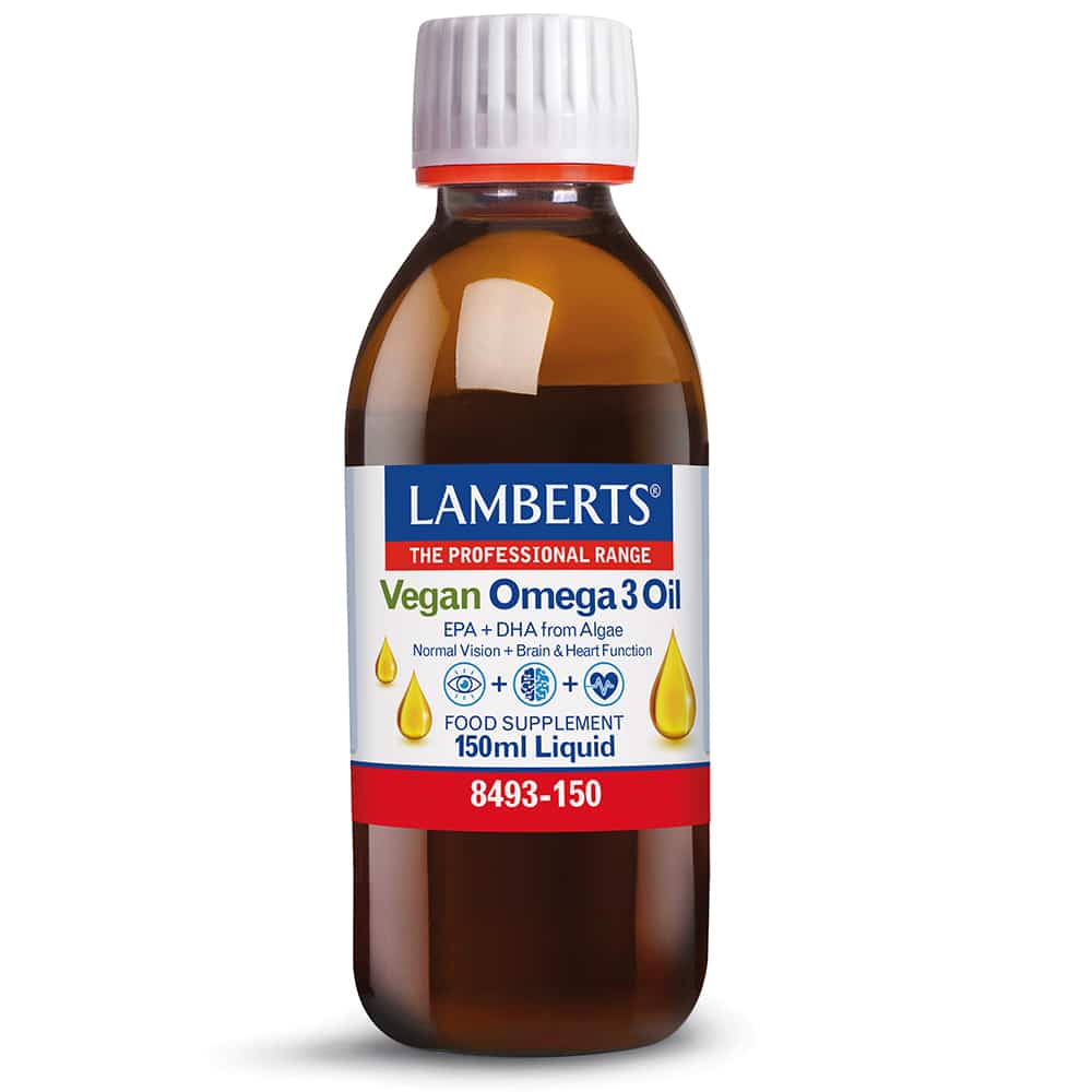 5055148414764_A1N1.jpg Lamberts Vegan omega 3 olie - Afbeelding 1