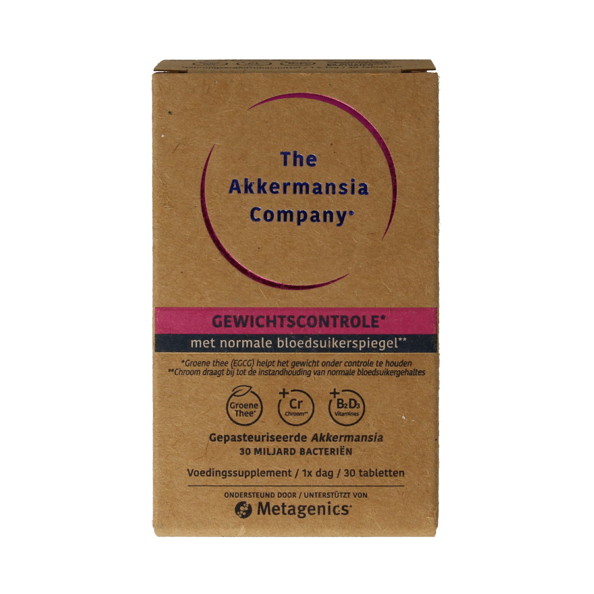 5400433326237_A1N1.png Akkermansia Akkermansia gewichtscontrole V2 NFD - Afbeelding 1