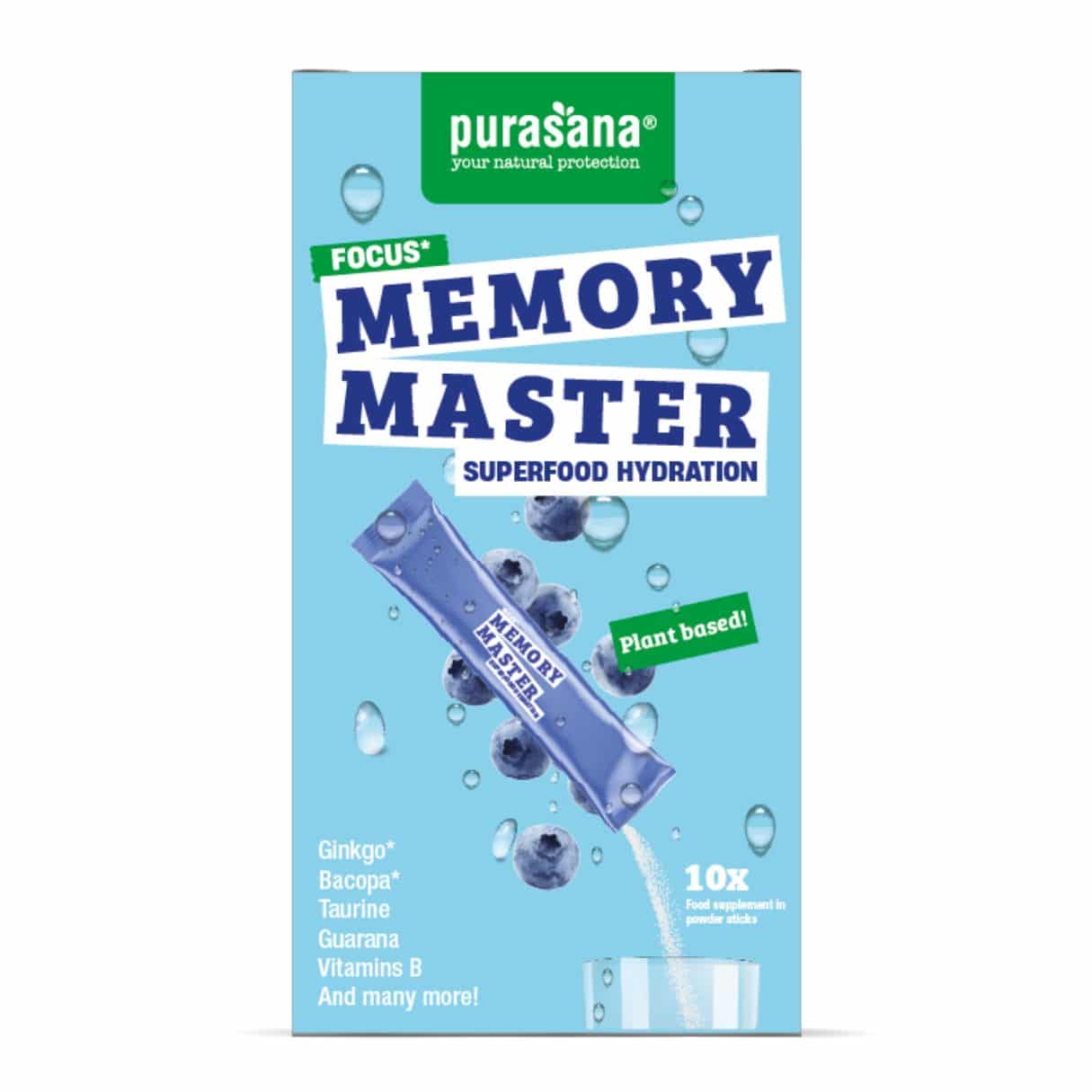 5400706106771_A1N1.jpg Purasana Hydration superfoods memory master - Afbeelding 1