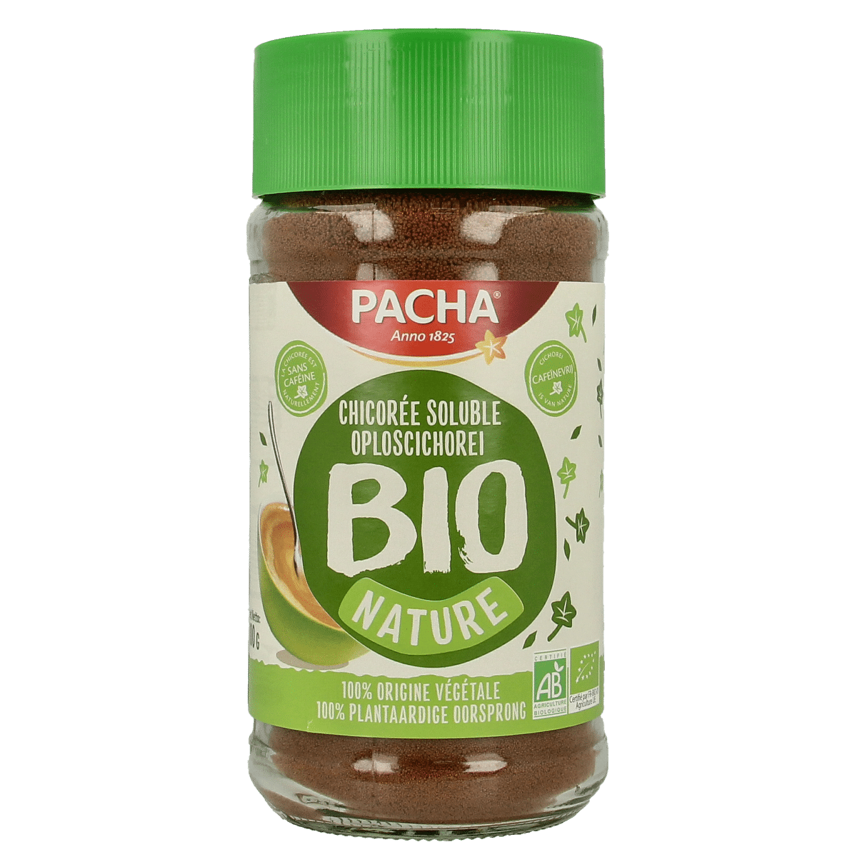 5410031000989_A1N1.png Pacha Instant koffie bio - Afbeelding 1