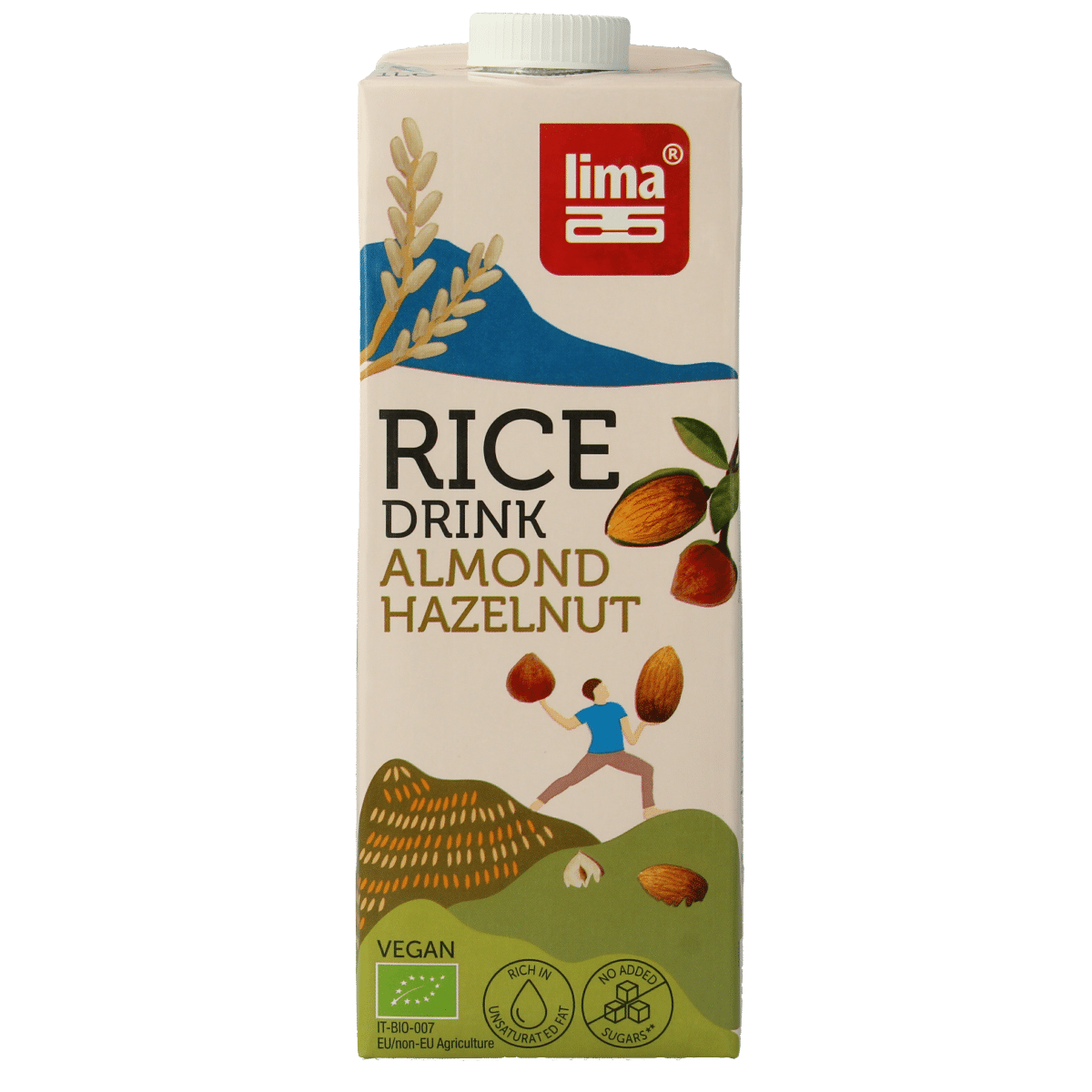 5411788041164_A1N1.png Lima Rice drink hazelnoot amandel bio - Afbeelding 1