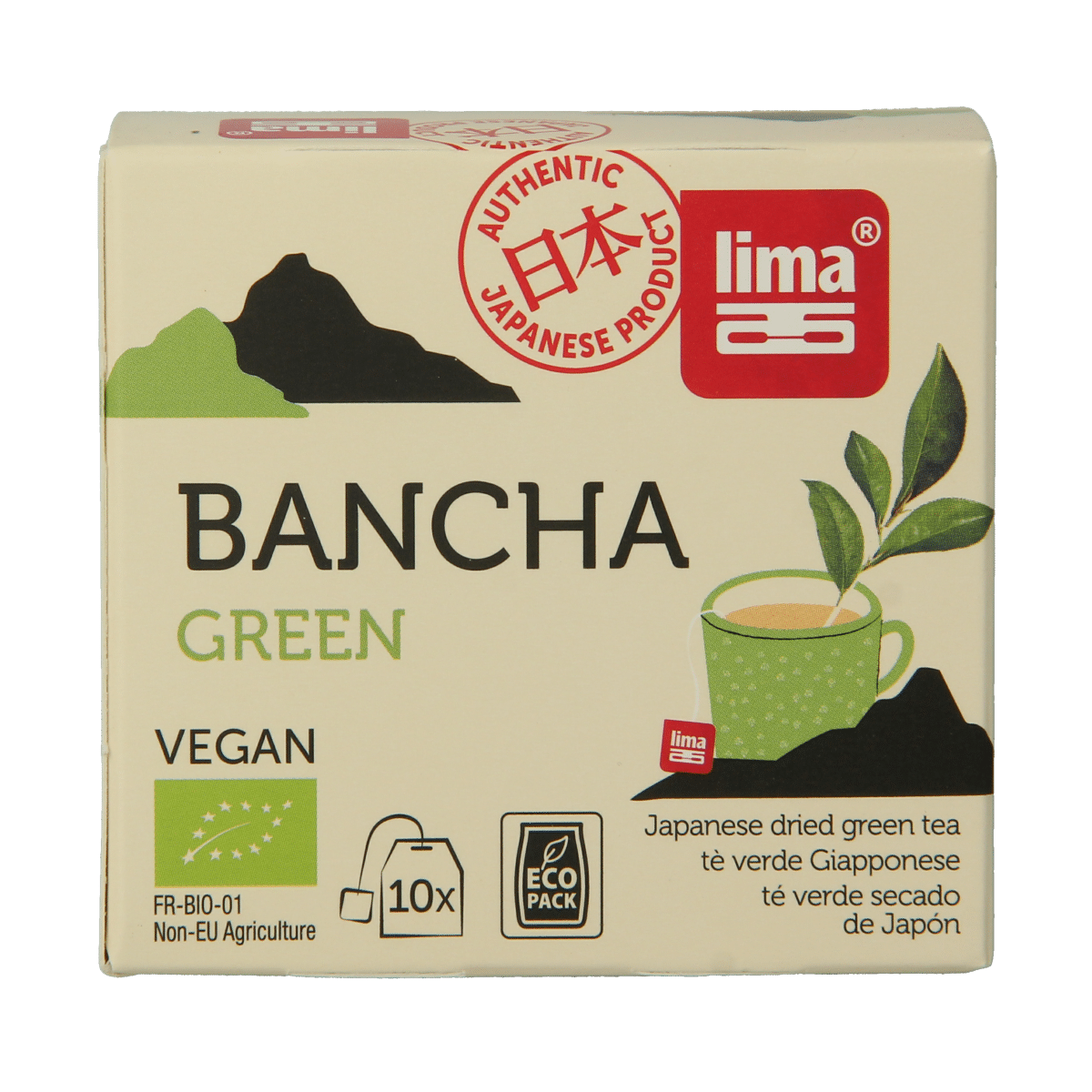 5411788045452_A1N1.png Lima Green bancha thee builtjes bio - Afbeelding 1