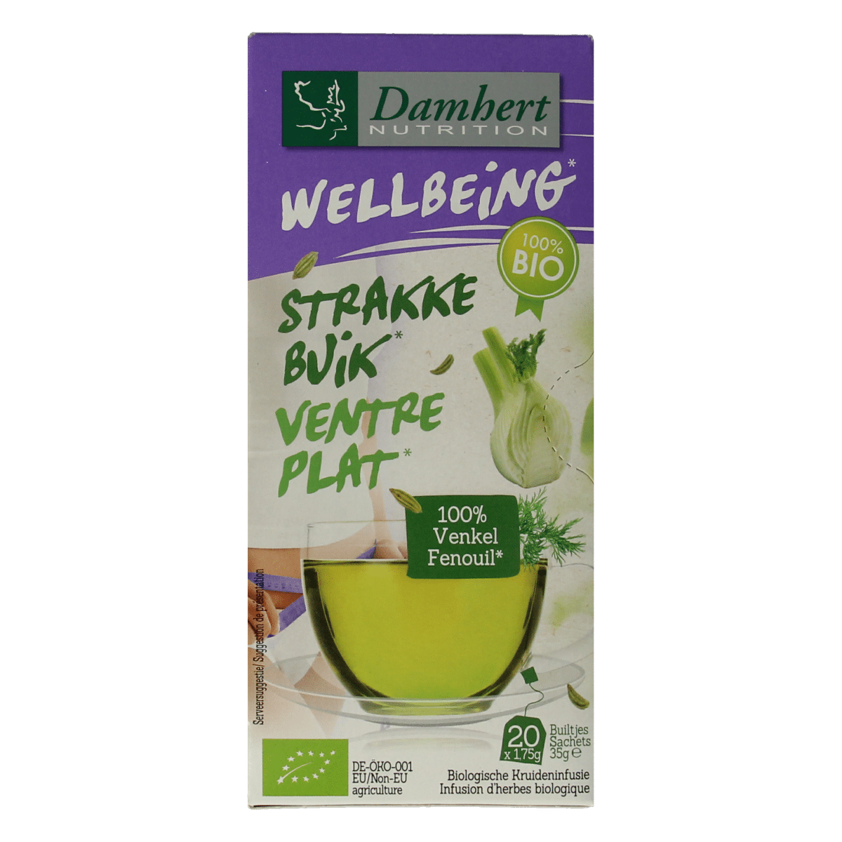 5412158006530_A1N1.png Damhert Tea time venkelthee bio - Afbeelding 1