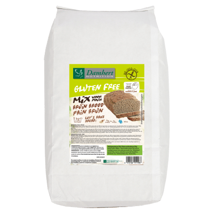 Damhert Broodmix bruin glutenvrij