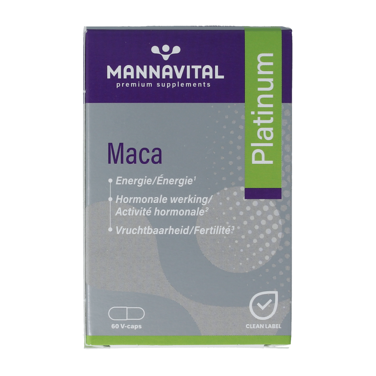5412339103034_A1N1.png Mannavital Maca platinum - Afbeelding 1