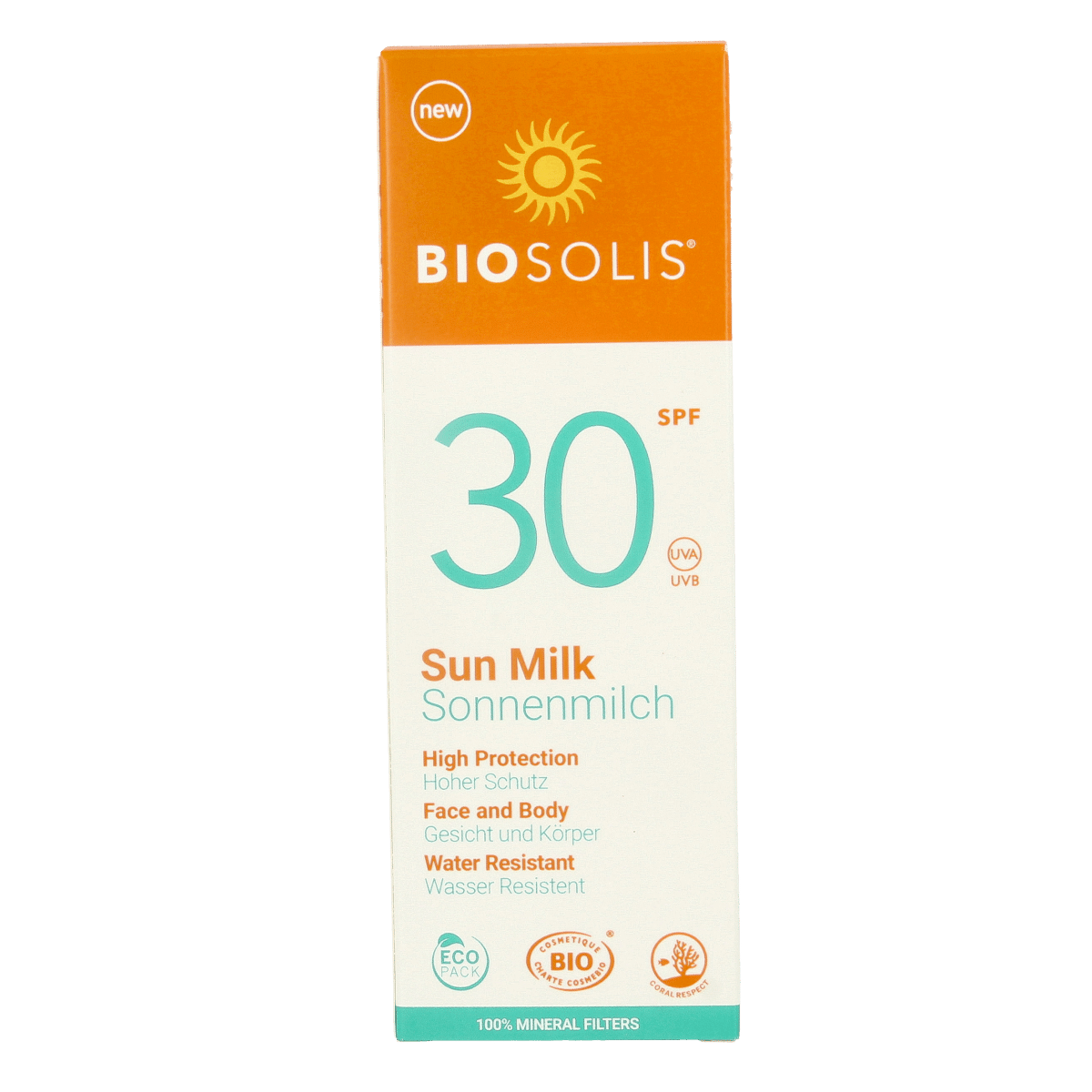 5425001841851_A1N1.png Biosolis Zonnemelk voor gezicht en lichaam SPF30 - Afbeelding 1