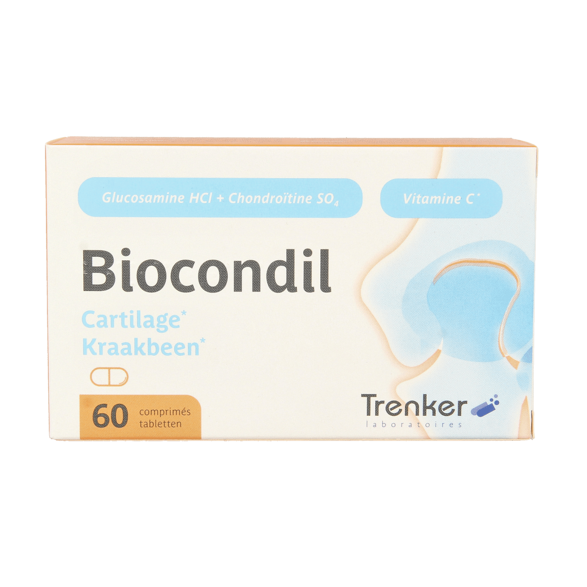 5425003042447_A1N1.png Trenker Biocondil chondroitine glucosamine vitamine C - Afbeelding 1