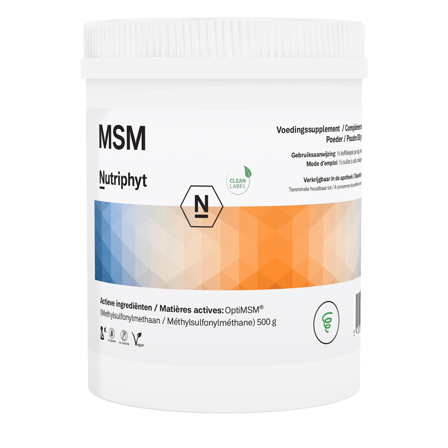 5430000149303_A1N1.png Nutriphyt MSM - Afbeelding 1
