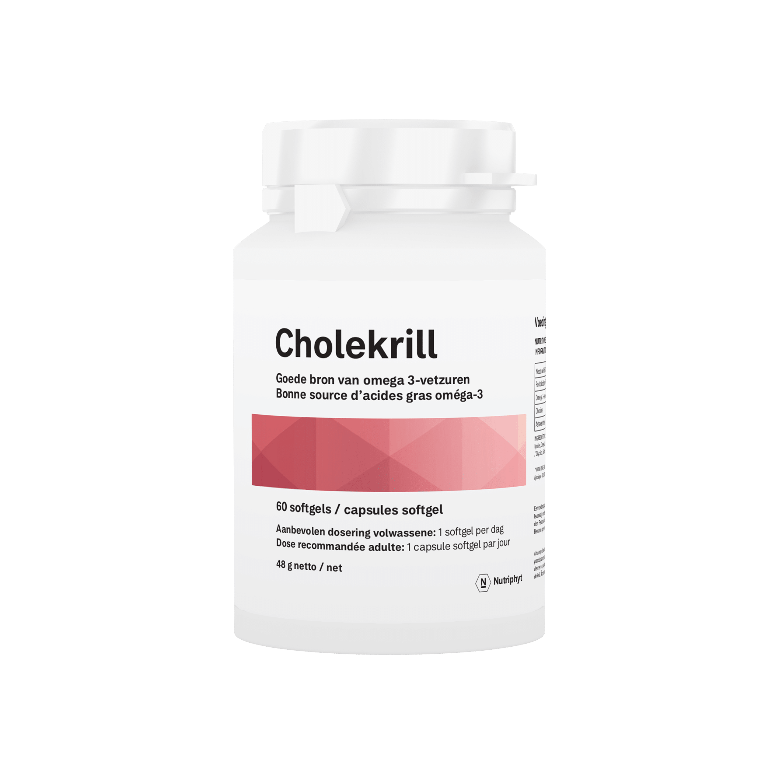5430000724050_A1N1.png Nutriphyt Cholekrill - Afbeelding 1