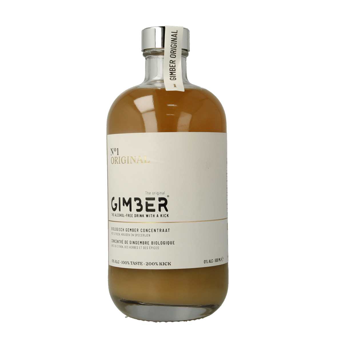 5430001598025_A1N1.png Gimber No. 1 original gember concentraat bio - Afbeelding 1