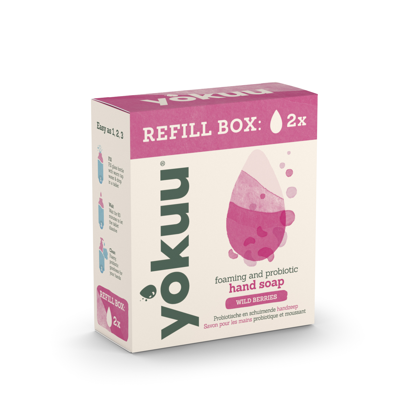 5430003768556_A1N1.jpg Yokuu Handzeep wild berries refill - Afbeelding 1