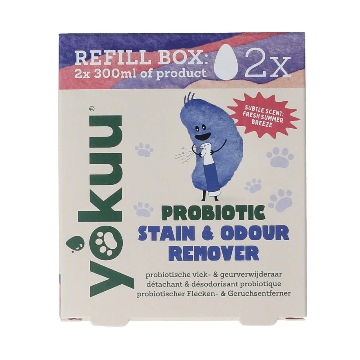 5430004728214_A1N1.png Yokuu Probio vlek & geurverwijderaar huisdieren refill - Afbeelding 1