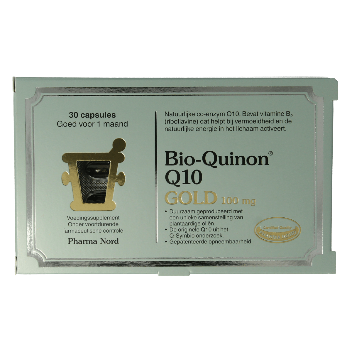 5709976177109_A1N1.png Pharma Nord Bio quinon Q10 gold 100 mg - Afbeelding 1